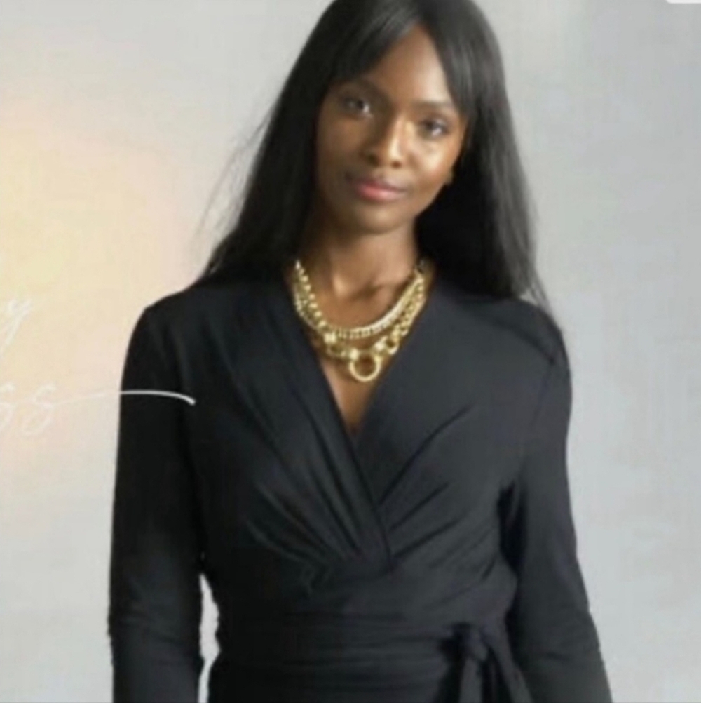 đ„CABI Dishy Dress #4262, Black, Size M - Picture 3 of 9